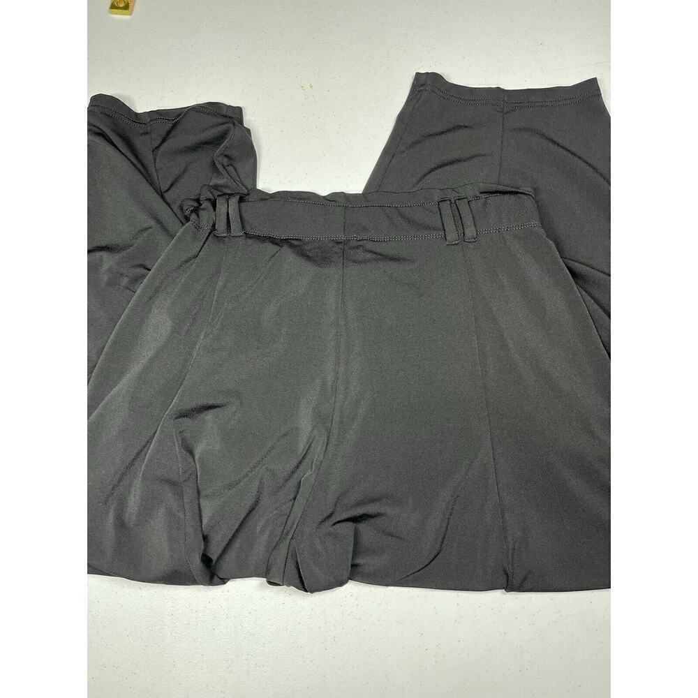 Anthropogie Womens Black Pull On Wide Leg Flowy Pant Size M - Picture 7 of 8